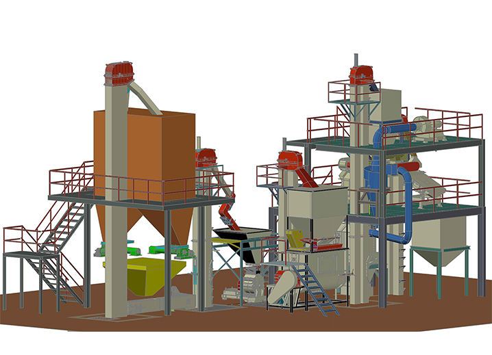 3-4 TPH Pellet Feed Plant